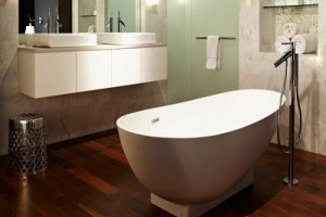 Sàn gỗ chịu nước lựa chọn thông minh cho nhà tắm