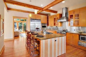 Sàn gỗ phòng bếp - Sự tiện dụng và thoải mái